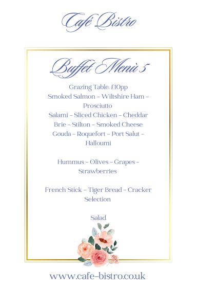 Buffet Menu5